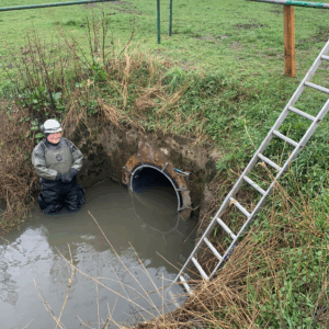 wastop being installed in water